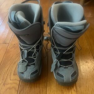 Salomon Blue and Gray Athletic Shoes